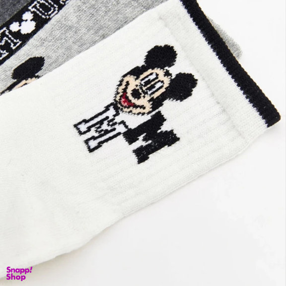 جوراب زنانه دیزنی مدل Mini Mouse مجموعه 3 عددی