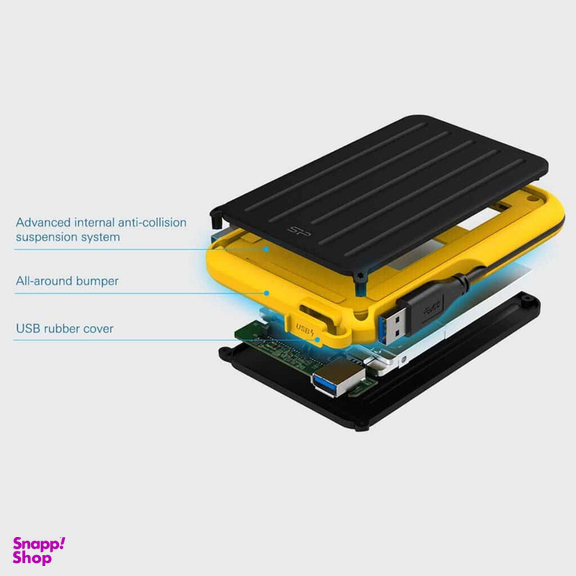 هارد اکسترنال سیلیکون پاور مدل Armor A66 ظرفیت 5 ترابایت