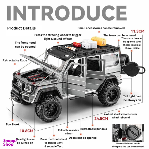 ماشین بازی مدل Mercedes Benz G63