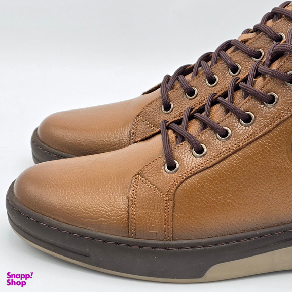 کفش راحتی مردانه شمس کد 4677 رنگ قهوهای