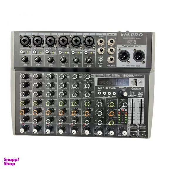 میکسر 8 کانال ام.پرو مدل FX8