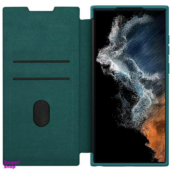 کیف کلاسوری نیلکین مدل Qin Pro Plain Cloth مناسب برای گوشی موبایل سامسونگ Galaxy S23 Ultra