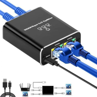 اسپلیتر یک به سه آیفورتک مدل RJ45 1to3