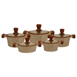 سرویس قابلمه 10 پارچه بلک کوکر کد RAGA 1022 GERD