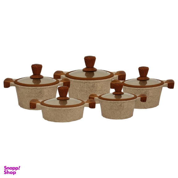 سرویس قابلمه 10 پارچه بلک کوکر کد RAGA 1022 GERD