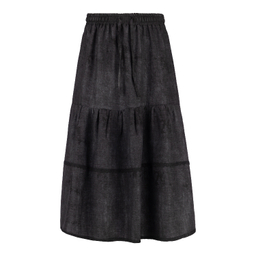 ست شومیز و دامن زنانه السانا مدل شارونا کد 219801 رنگ مشکی