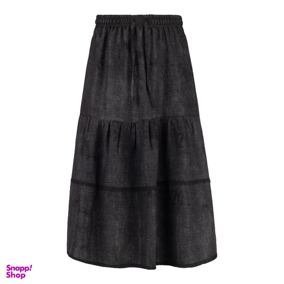 ست شومیز و دامن زنانه السانا مدل شارونا کد 219801 رنگ مشکی