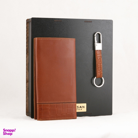 ست هدیه مردانه چرم یلسان مدل پارلا کد KIYA-PRM-072-asl