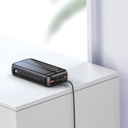 پاوربانک خورشیدی گرین لاین مدل GL-PB66 PD20W Solar 2 ظرفیت 16000 میلی‌ آمپر ساعت