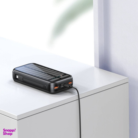 پاوربانک خورشیدی گرین لاین مدل GL-PB66 PD20W Solar 2 ظرفیت 16000 میلی‌ آمپر ساعت