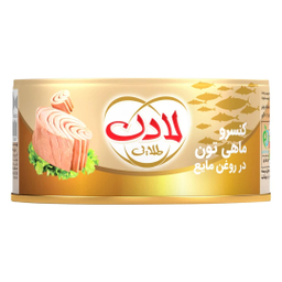 کنسرو ماهی تون در روغن لادن وزن 180 گرم