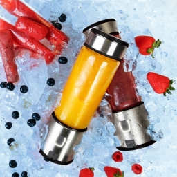 شیکر برقی پاورولوژی مدل Portable Juicer گنجایش 450 میلی‌ لیتر
