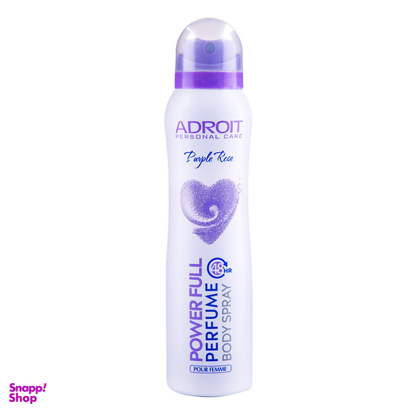 دئودورانت زنانه آدرویت مدل Purple Rose حجم 150 ميلی لیتر