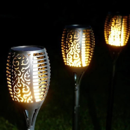 مشعل خورشیدی سولونیکس مدل باغی مجموعه 4 عددی