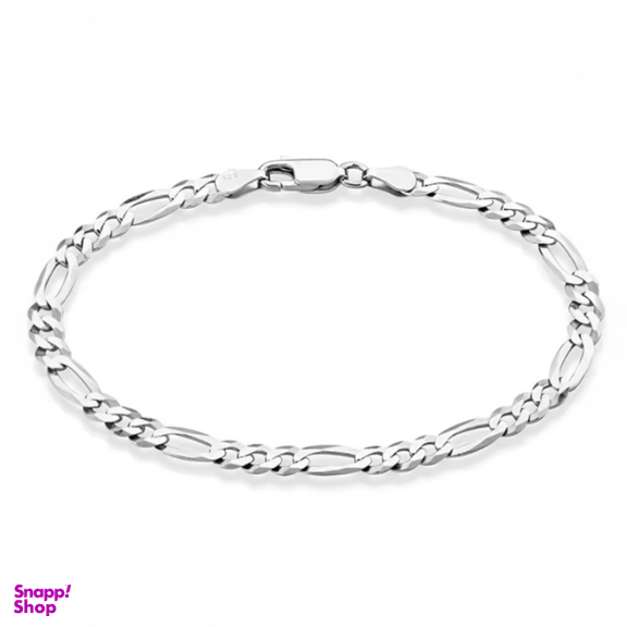 دستبند نقره مردانه مدل فیگارو کد 592