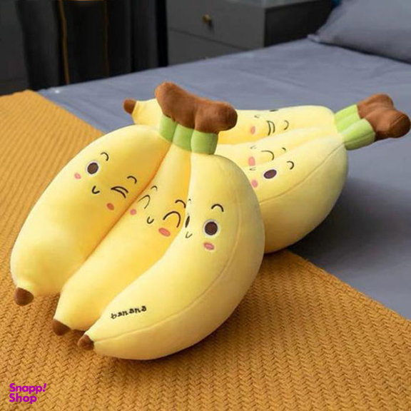 عروسک سیی طرح موز خوشه ای کد 1669.1 ارتفاع 43 سانتی متر