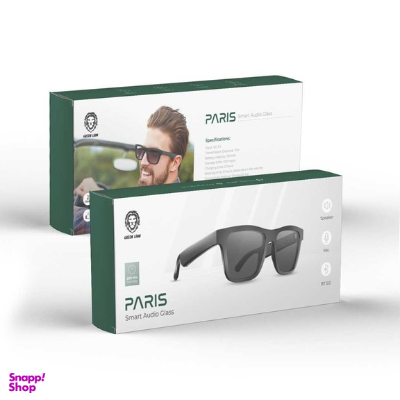 عینک هوشمند گرین لاین مدل Paris Smart Audio Glass