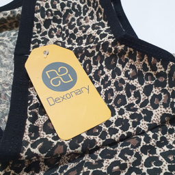 شورت زنانه دکسونری مدل 340020008 طرح پلنگی رنگ قهوه ای