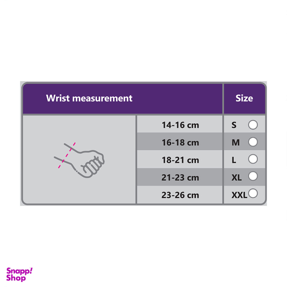 مچ بند دست بدون شصت نئوپرن ورنا مدل V403