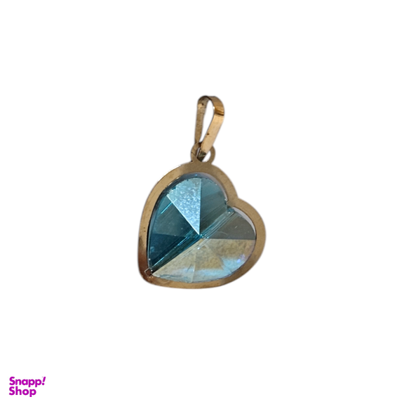 پلاک گردنبند طلا 18 عیار زنانه مدل قلب مولتی کالر