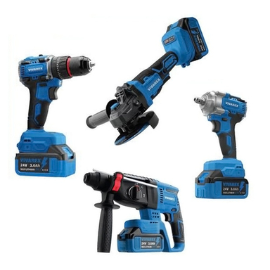 ست ابزار شارژی ویوارکس مدل VR2404-BCK مجموعه 4 عددی