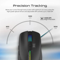 ماوس بی سیم پرومیت مدل KITT RGB