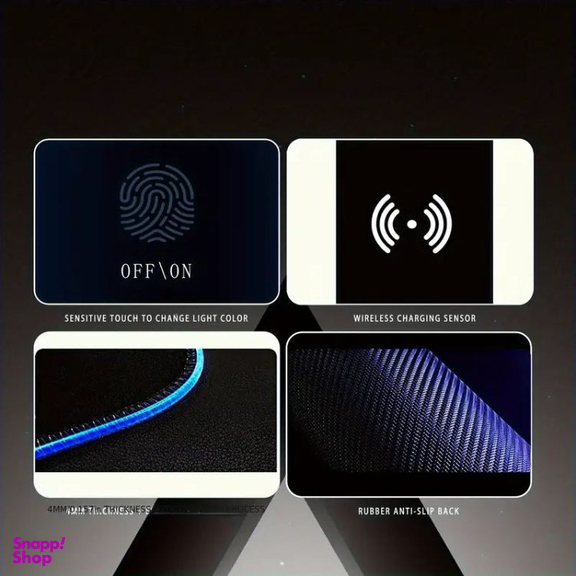 ماوس پد بی سیم مخصوص بازی مدل XL RGB