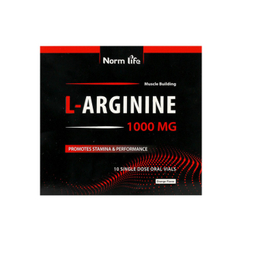 ویال خوراکی ال-آرژین 1000 میلی گرم نورم لایف بسته 10 عددی