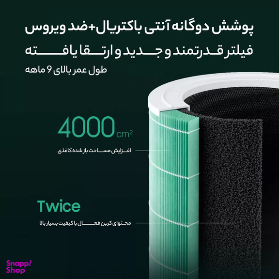 فیلتر دستگاه تصفیه هوا شیائومی مدل 4 Pro