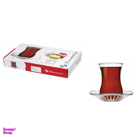 ست استکان و نعلبکی پاشاباغچه کد 96467