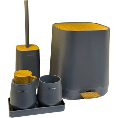 ست سرویس بهداشتی 5 پارچه کنتراست کد 1026