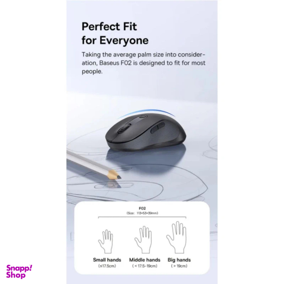 ماوس بلوتوثی و بی سیم بیسوس مدل BS-F02