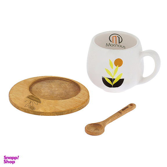 ست ماگ سایه دار مکنوس کد 6671008 طرح گلدان کوچک