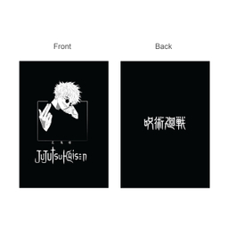 دفتر کلاسوری 100 برگ پدیده نقش مدل jujutsu kaisen کد 80