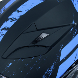 کلاه کاسکت فک متحرک ردلاین مدل 935 طرح مشکی آبی به همراه کاور