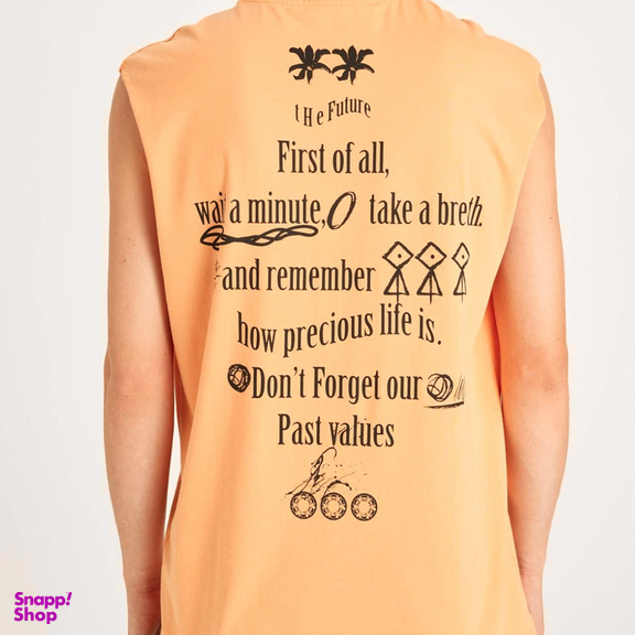 تاپ مردانه دفکتو مدل Back-print