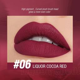 رژ لب مایع او تو او مدل Liqour Cocoa Red شماره 06
