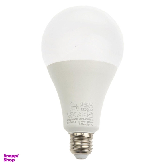 لامپ فوق کم مصرف اس ام دی 25 وات تک تاب مدل حبابی کد ka025 پایه E27