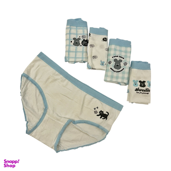 شورت زنانه کد NM-FG-02 مجموعه 6 عددی