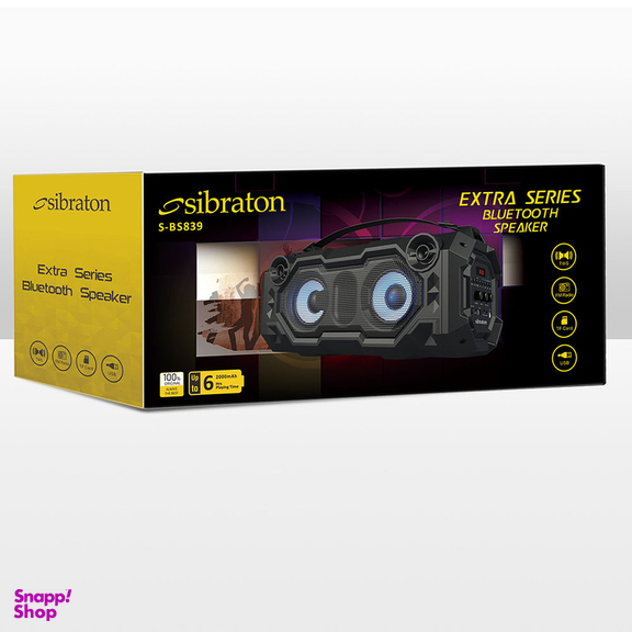اسپیکر بلوتوثی قابل حمل سیبراتون مدل S-BS839