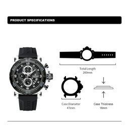 ساعت مچی عقربه ای مردانه نیوی فورس مدل NF7123BWB