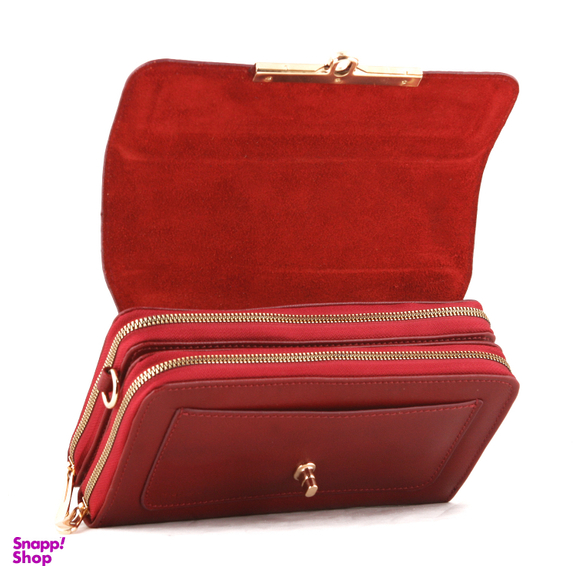 ست کیف و کفش زنانه چرم یلسان مدل Liinda کد TARA-MRV-912-ZRK