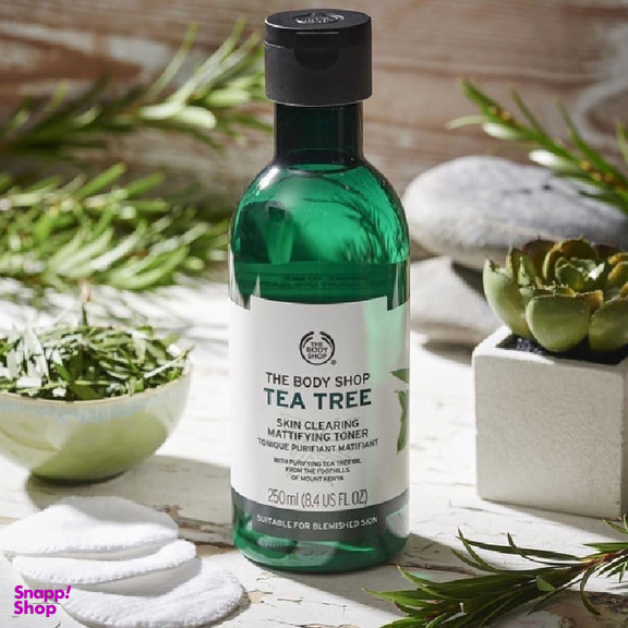 تونر صورت بادی شاپ (Body Shop) مدل Tea Tree حجم 250 میلی لیتر