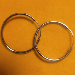 گوشواره نقره زنانه گیرا مدل حلقه ای G99-2.5