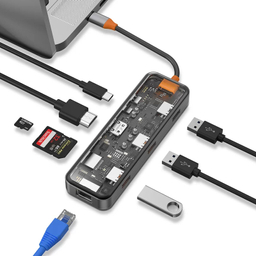 هاب 8 پورت USB-C بیوا مدل HUB-03
