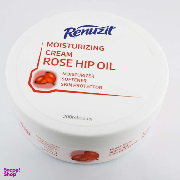 کرم مرطوب کننده رینوزیت مدل Rose Hip Oil حجم 200 میلی لیتر
