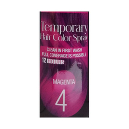 اسپری رنگ مو تاپیک هیر فیلر مدل Temporary حجم 150 میلی لیتر رنگ سرخابی