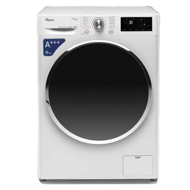 ماشین لباسشویی جی پلاس مدل GWM-P88W ظرفیت 8 کیلوگرم