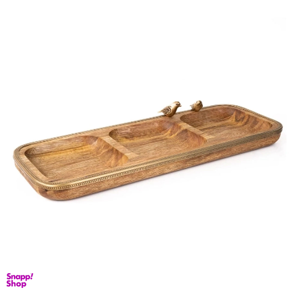 اردو خوری مستطیل 3 خانه گلد کیش مدل GK829420