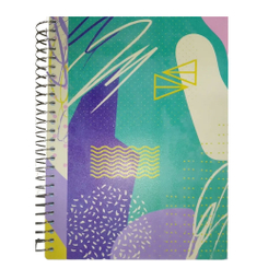 دفتر مشق 200 برگ شمس طرح رنگارنگ اکلیلی